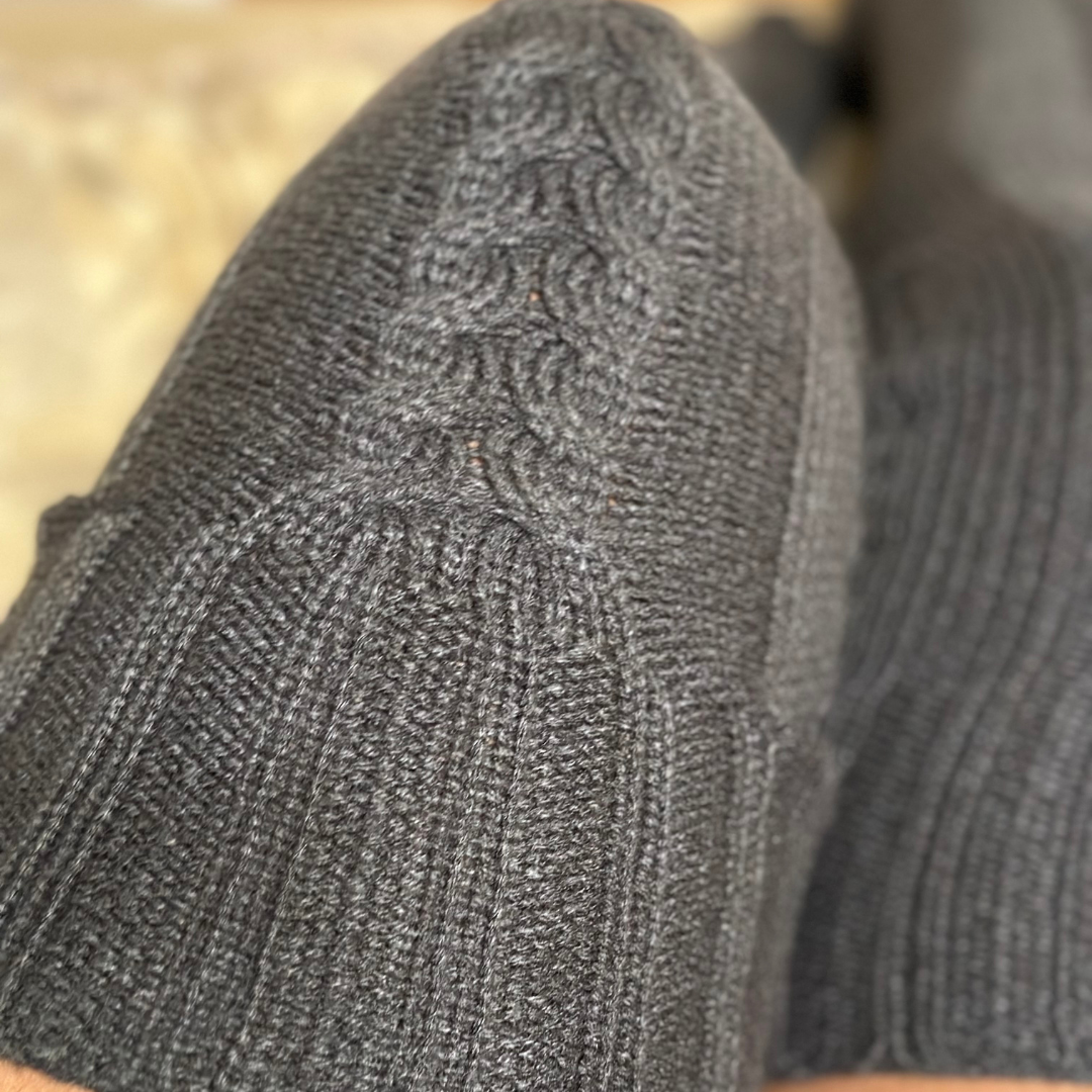 Cable Knit Thigh High Warm and Cozy Socks from our "Baby It's Cold Outside!" Collection